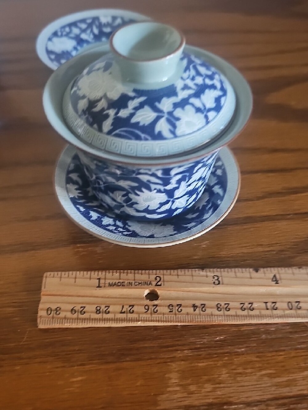 Wan Yang Tang China Qing Dynasty Porcelain Tea Ceremony Cups Tote 3 - Picture 6 of 7